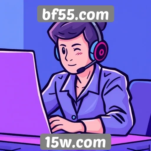 Desempenho do suporte ao cliente em bf55.com
