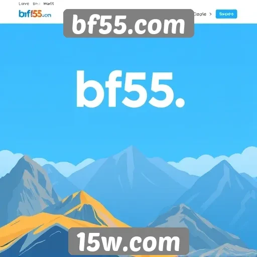 Avaliação da interface do usuário do site bf55.com